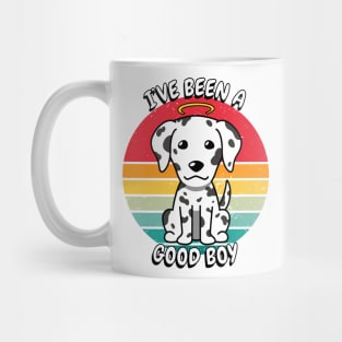 Cute dalmatian dog is a good boy Mug